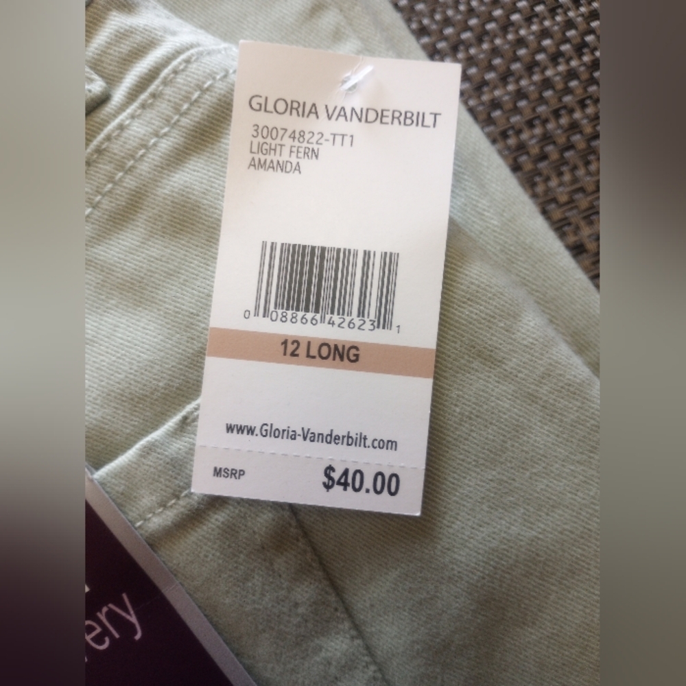 Gloria Vanderbilt Amanda Jeans size 12 LONG set of 5 - Picture 2 of 4